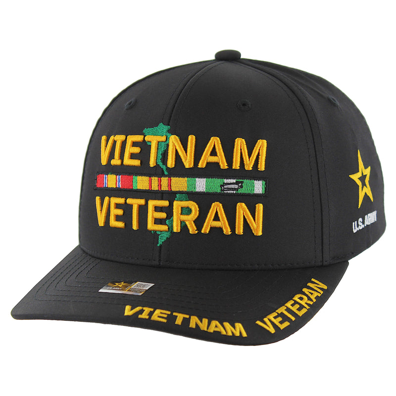 CK-AR043-1 - VIETNAM VETERAN CAP - BLACK
