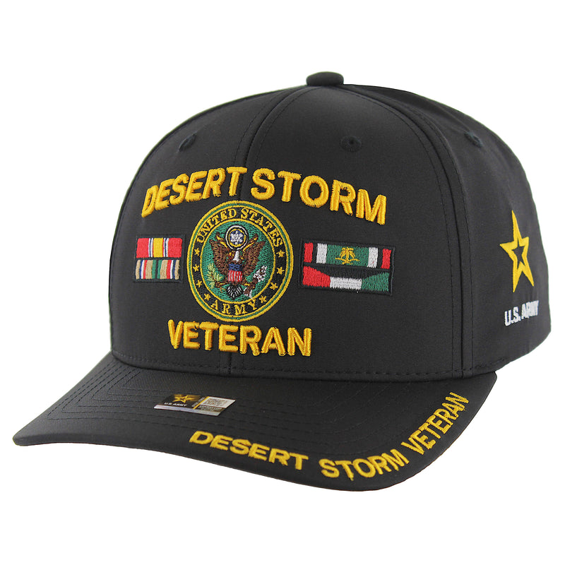 CK-AR044-1 - DESERT STORM VETERAN CAP - BLACK