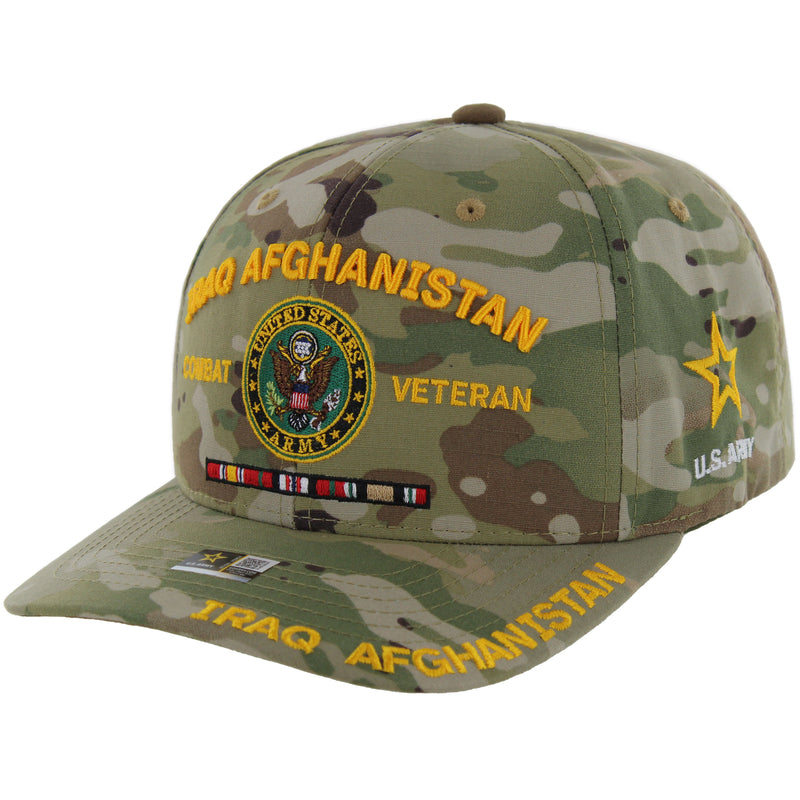 CK-AR072-2 - IRAQ AFGHANISTAN COMBAT VETERAN CAP - CAMO