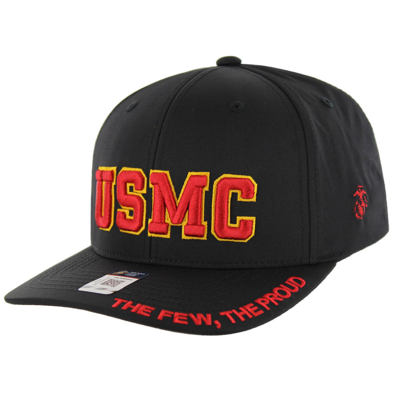 CK-MR005-01 - USMC LETTERING CAP - BLACK