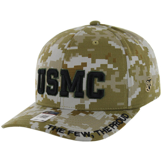 CK-MR005-03 - USMC LETTERING CAP - CAMO