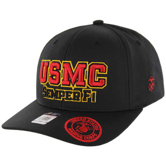 CK-MR006-01 - USMC SEMPER FI CAP - BLACK