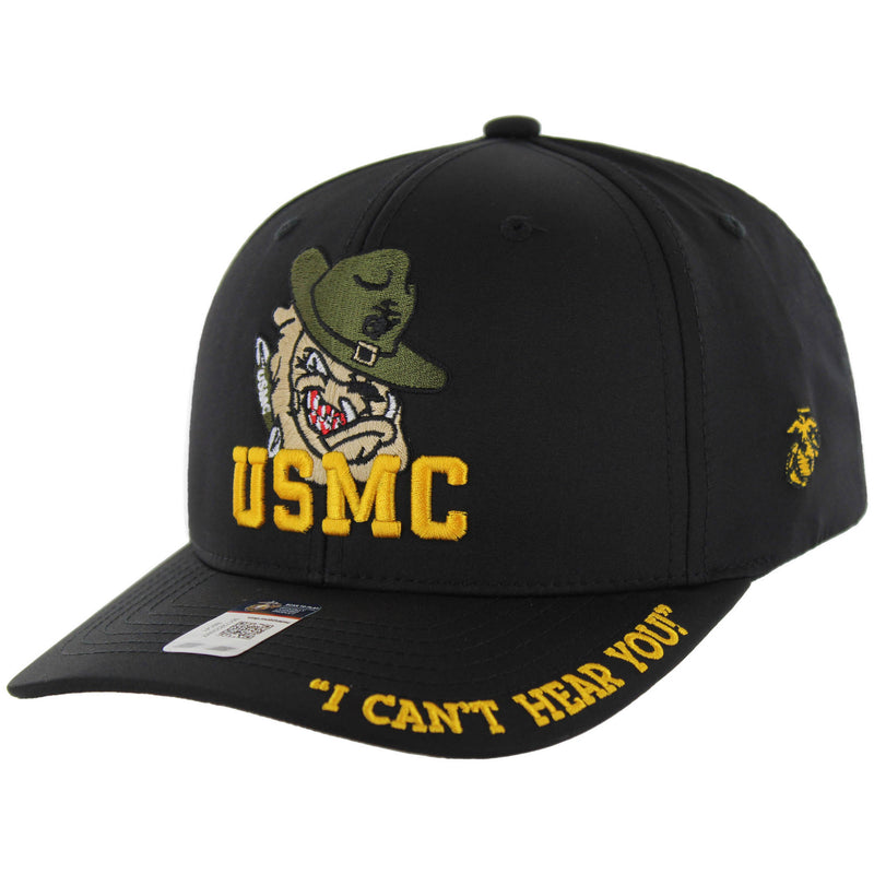 CK-MR009-01 - USMC BULLDOG CAP - BLACK