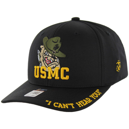 CK-MR009-01 - USMC BULLDOG CAP - BLACK