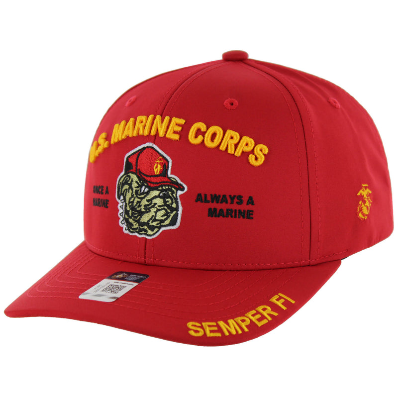 CK-MR010-02 - MARINE CORPS BULLDOG CAP - RED