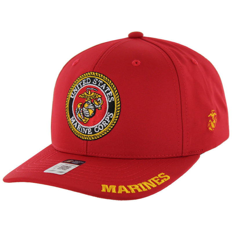 CK-MR001-02 - MARINE CORPS SEAL LOGO CAP - RED