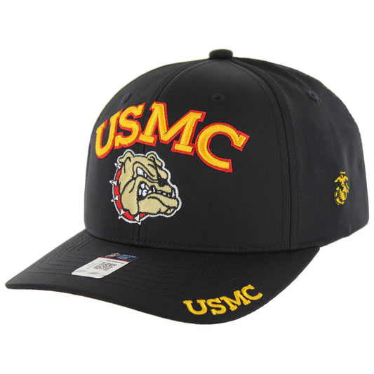 CK-MR011-01 - USMC BULLDOG LETTERING CAP - BLACK