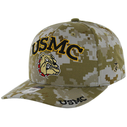 CK-MR011-03 - USMC BULLDOG LETTERING CAP - CAMO