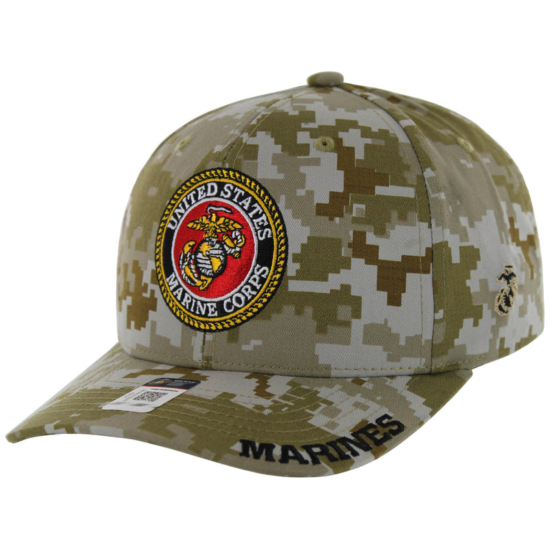 CK-MR001-03 - MARINE CORPS SEAL LOGO CAP - CAMO