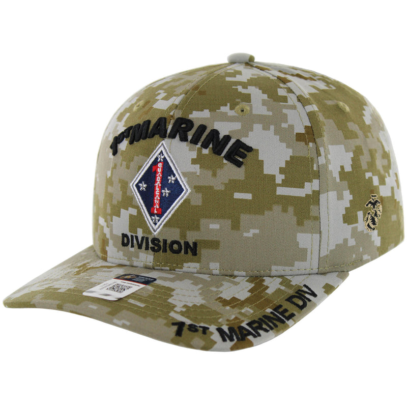 CK-MR015-03 - 1ST MARINE DIVISION CAP - CAMO