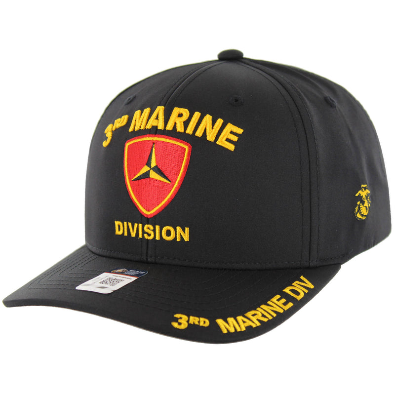 CK-MR017-01 - 3RD MARINE DIVISION CAP - BLACK