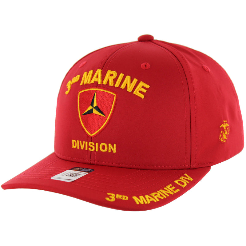 CK-MR017-02 - 3RD MARINE DIVISION CAP - RED