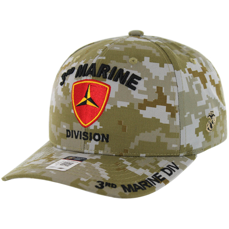 CK-MR017-03 - 3RD MARINE DIVISION CAP - CAMO