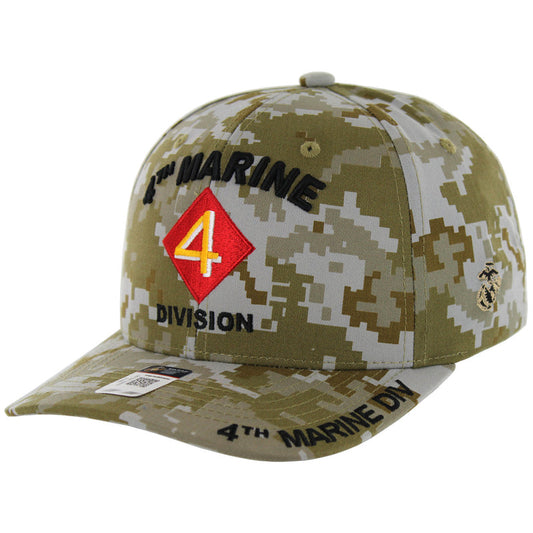 CK-MR018-03 - 4TH MARINE DIVISION CAP - CAMO