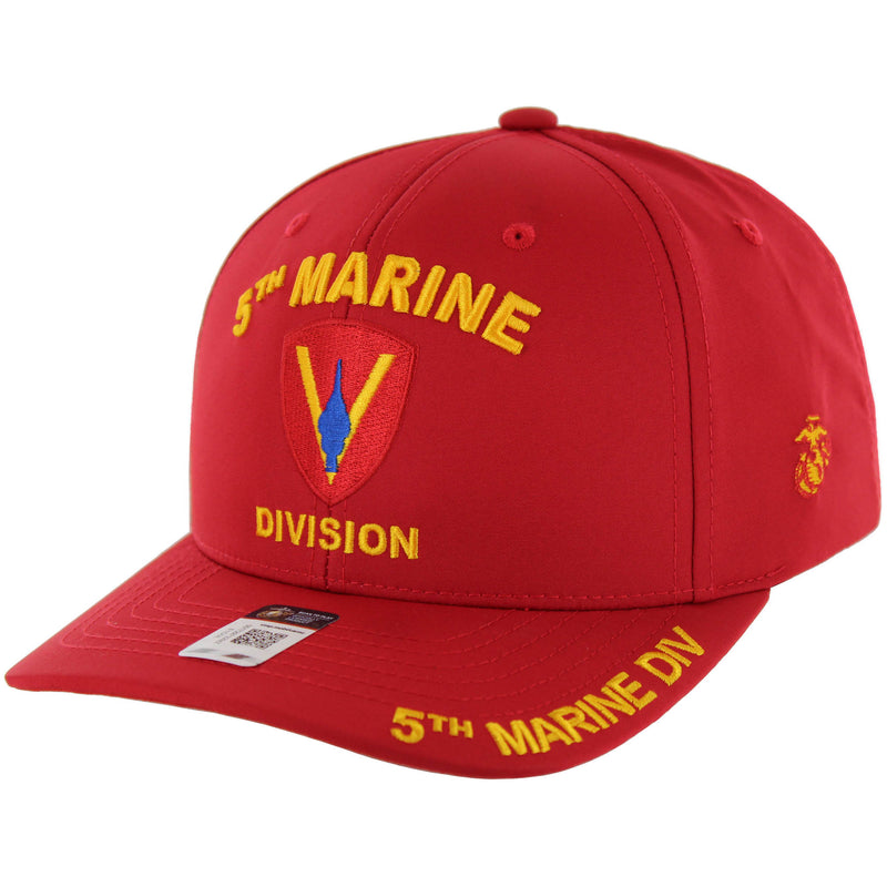 CK-MR019-02 - 5TH MARINE DIVISION CAP - RED