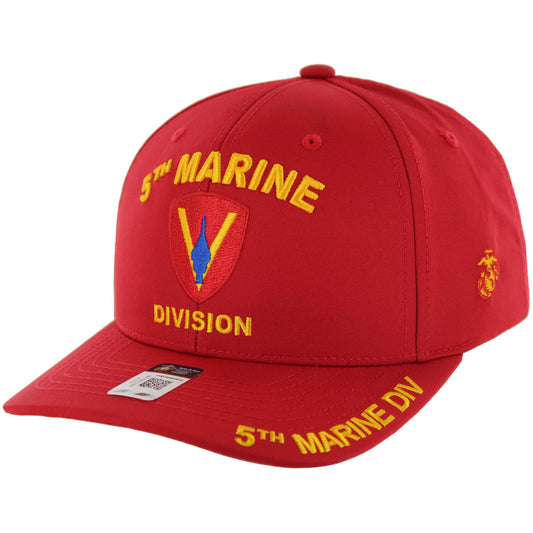 CK-MR019-02 - 5TH MARINE DIVISION CAP - RED