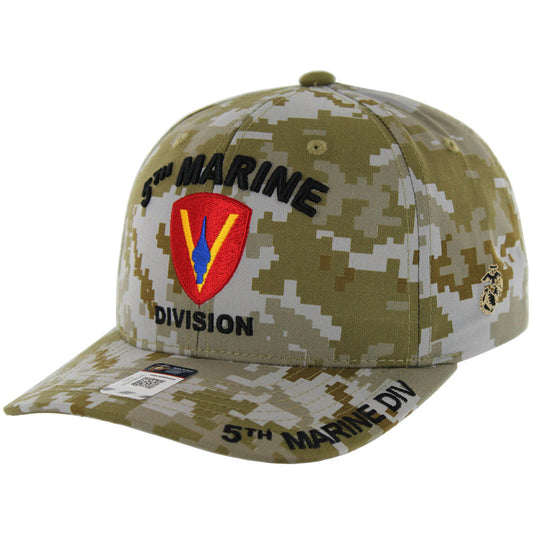 CK-MR019-03 - 5TH MARINE DIVISION CAP - CAMO