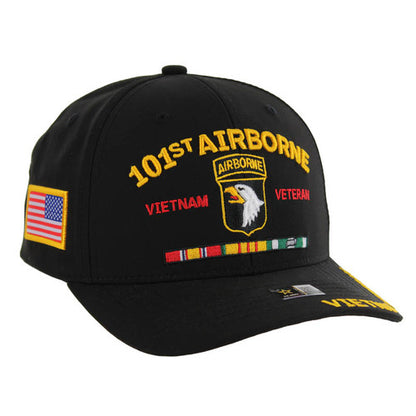 JM-AR060 LICENSED U.S. ARMY 101ST AIRBORNE VIETNAM VETERAN - BLACK - Image 2
