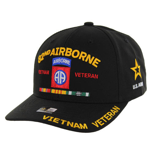 JM-AR061 LICENSED U.S. ARMY 82ND AIRBORNE VIETNAM VETERAN - BLACK - Image 2