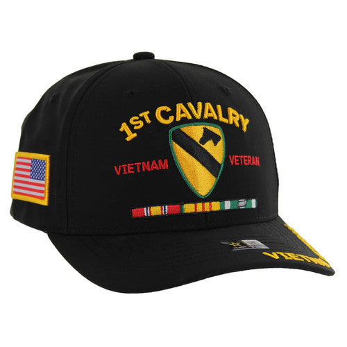 JM-AR062 LICENSED U.S. ARMY 1ST CAVALRY VIETNAM VETERAN - BLACK - Image 2