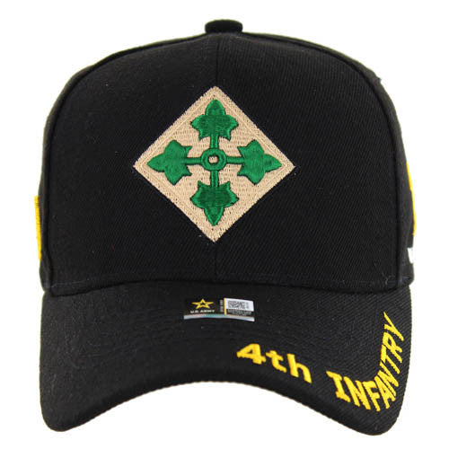 JM-ARC008 LICENSED U.S. ARMY 4TH INFANTRY - BLACK
