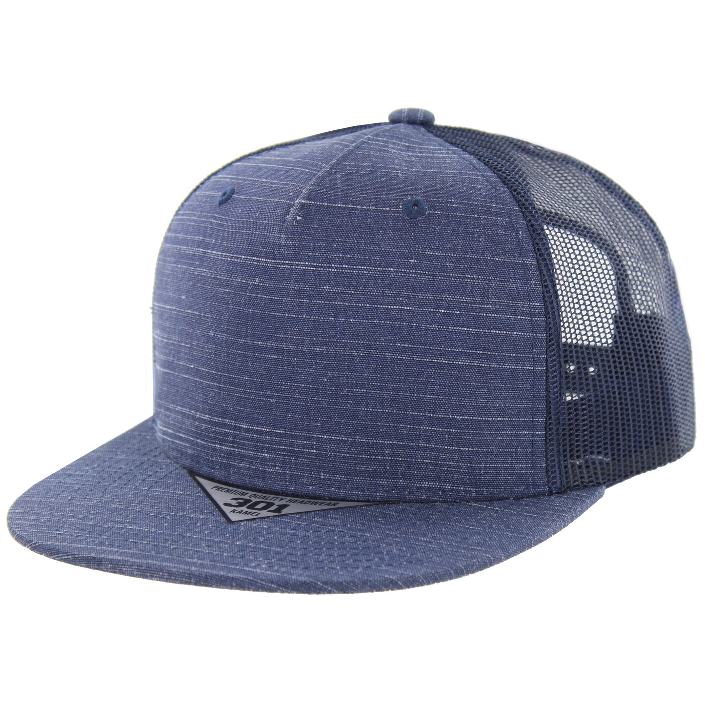 K301SLT - SLUB TRUCKER HAT - Navy