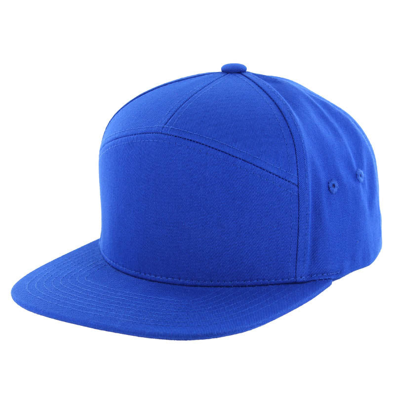 K707 - 7 PANEL COTTON CAP - Royal