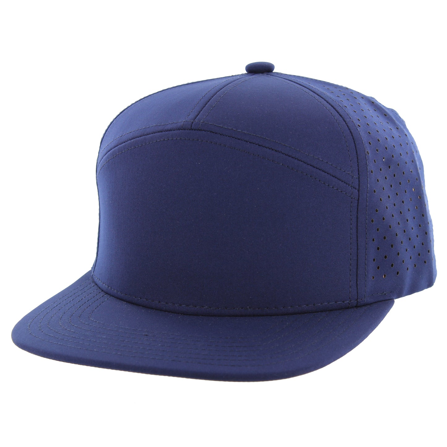 K707DP - 7 PANEL PERFORATED SUBTONE CAP - Navy