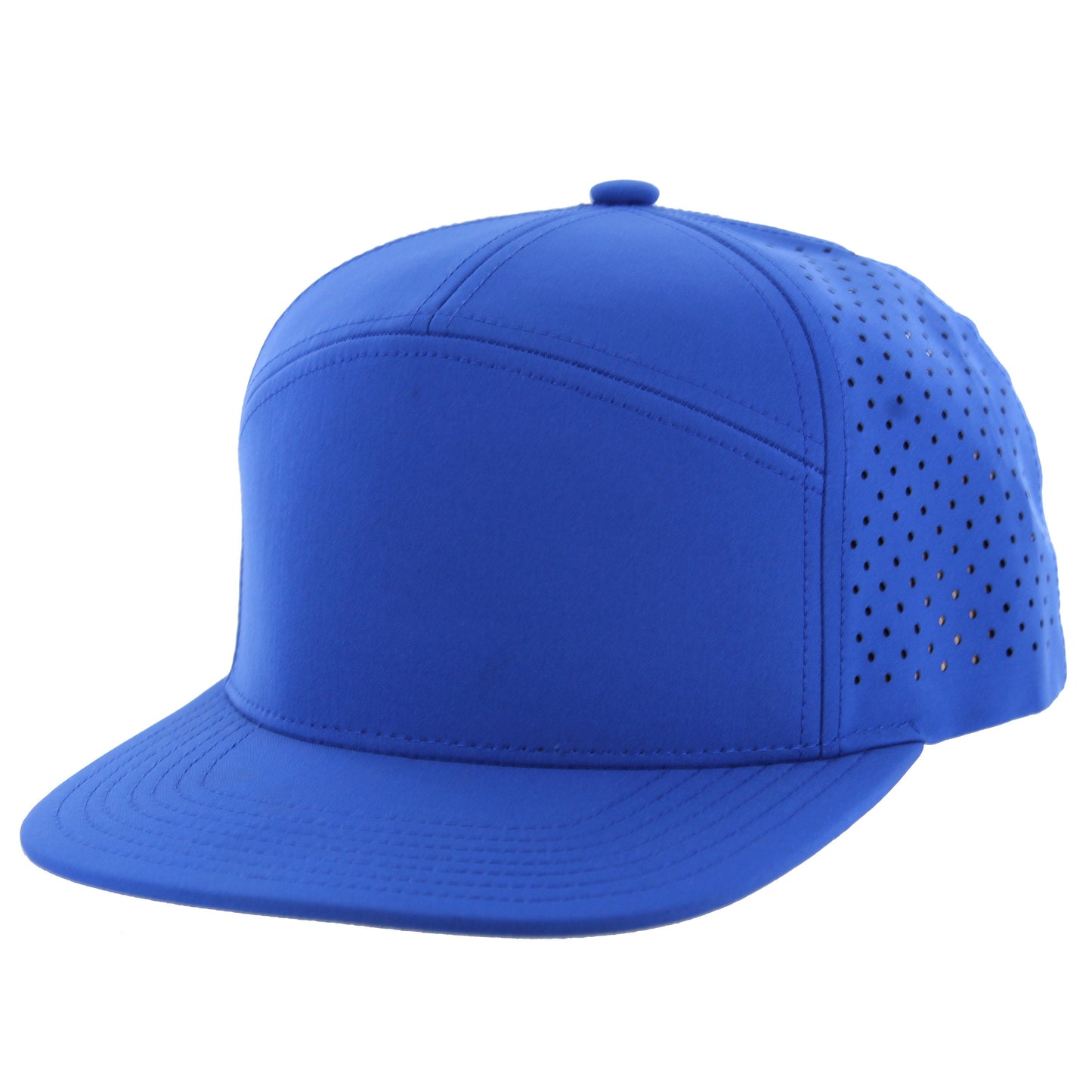 K707DP - 7 PANEL PERFORATED SUBTONE CAP - Royal