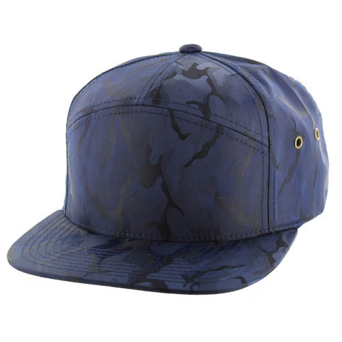 K707NC - NYLON CAMO HAT - Navy