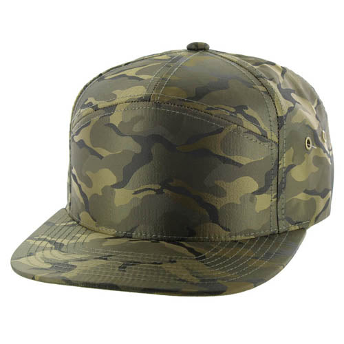 K707NC - NYLON CAMO HAT - Olive