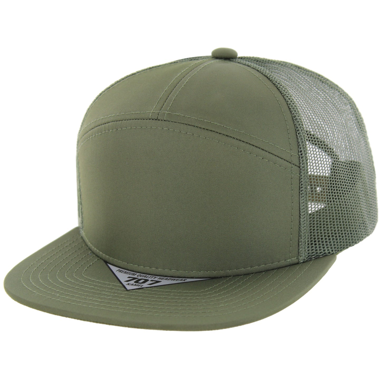 K707NT - 7 PANEL NANO TWILL TRUCKER