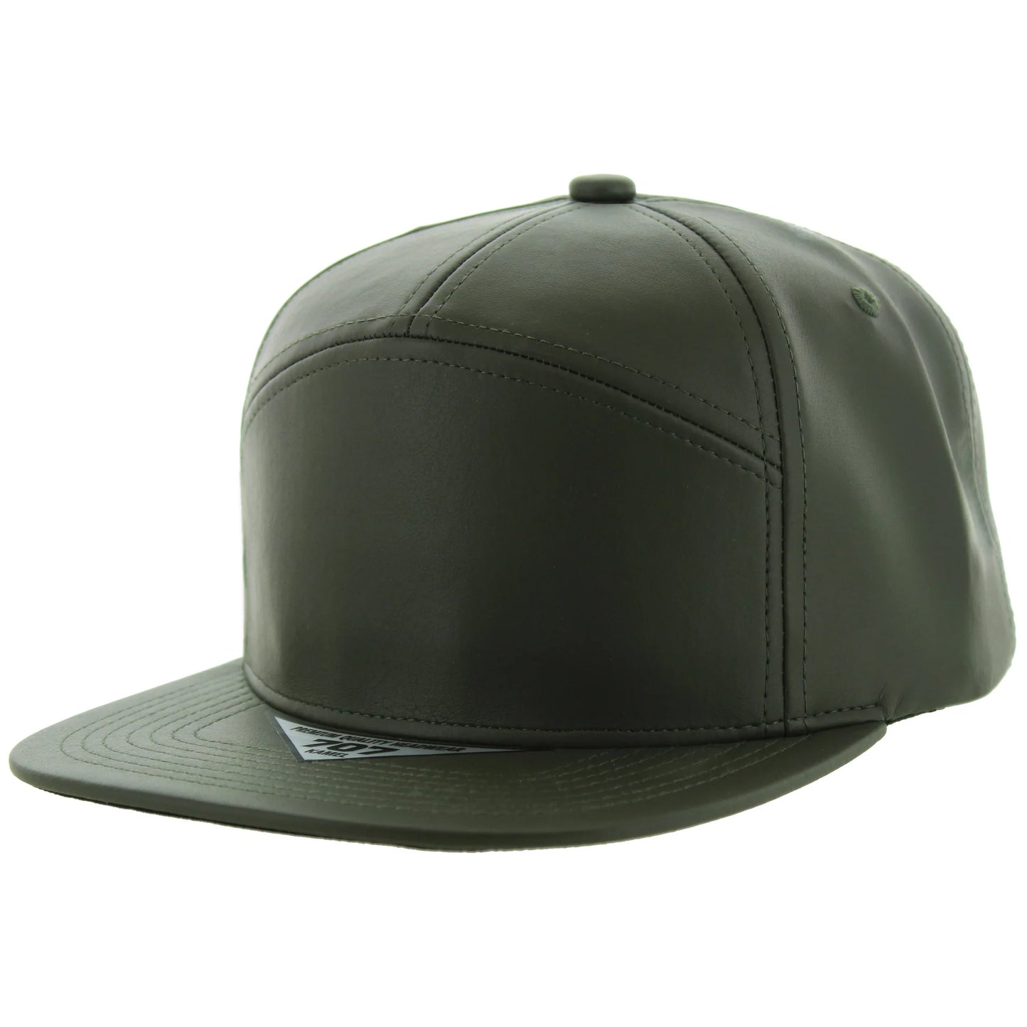 K707PU - 7 PANEL PU LEATHER CAP