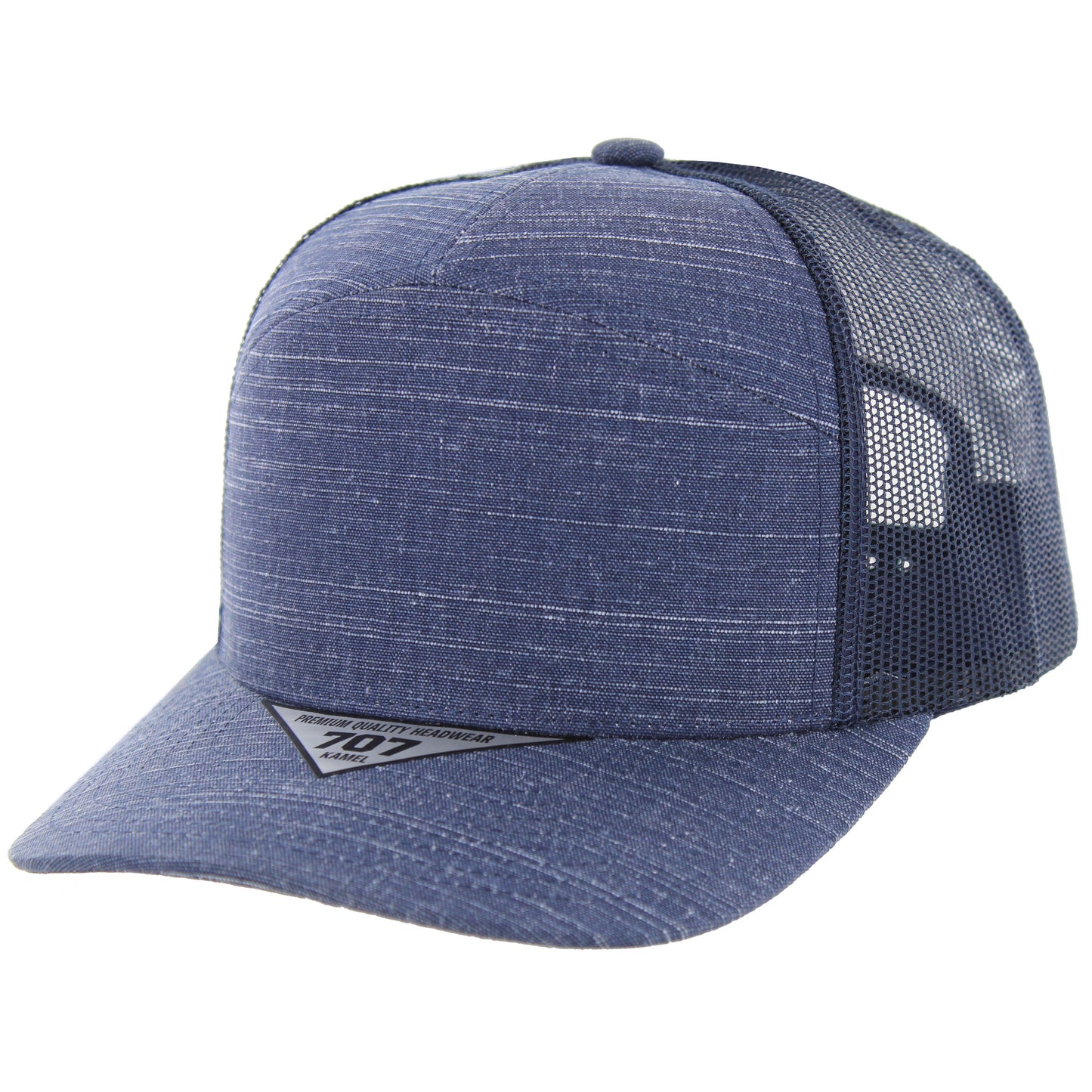 K707SLT - SLUB TRUCKER HAT - Navy