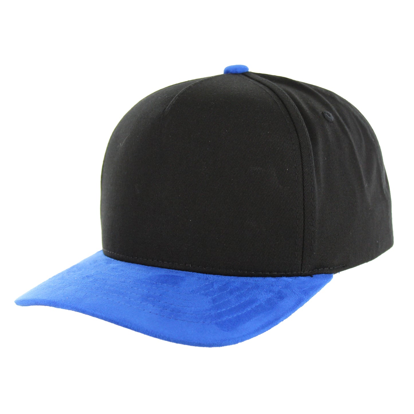 K804SV - 5 PANEL COTTON CROWN + SUEDE VISOR CAP