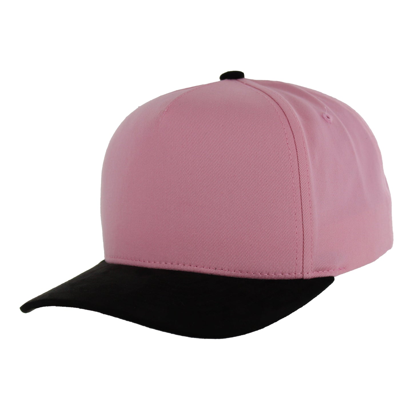 K804SV - 5 PANEL COTTON CROWN + SUEDE VISOR CAP