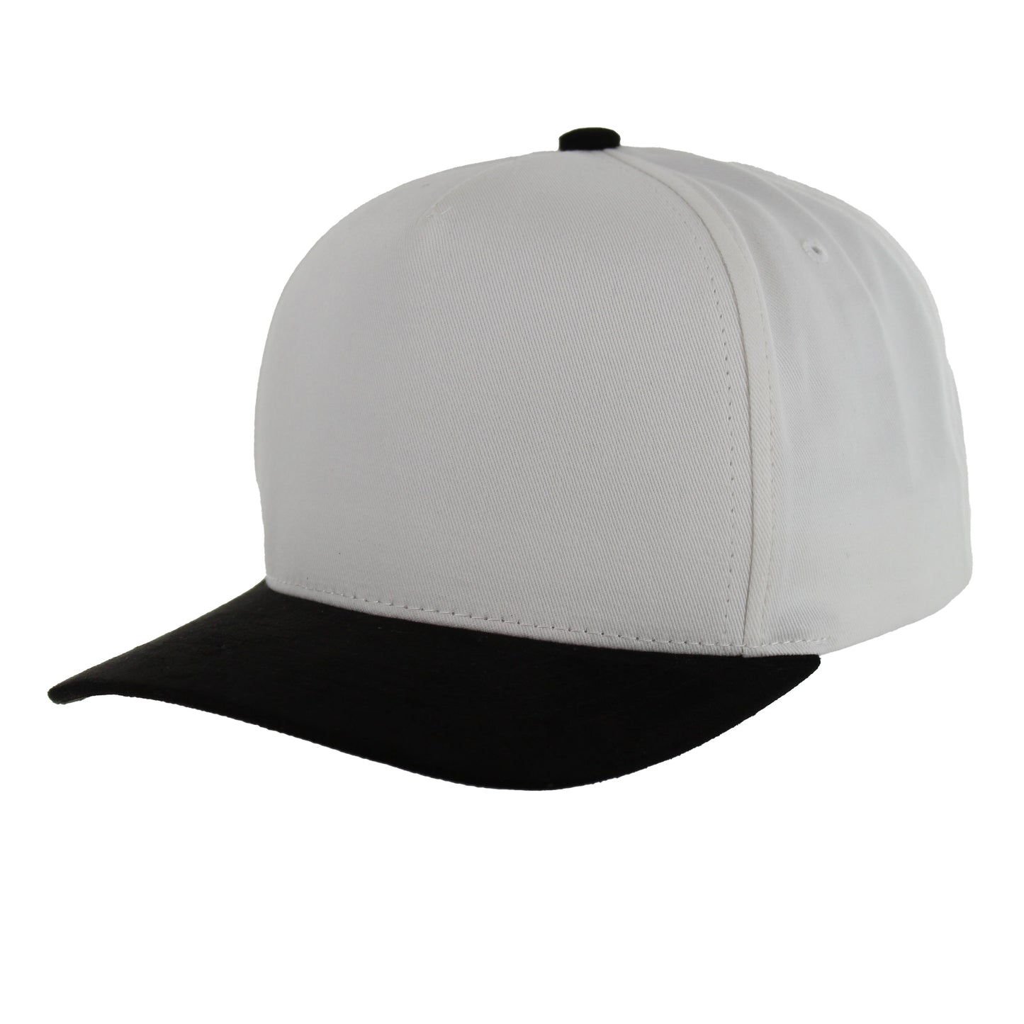 K804SV - 5 PANEL COTTON CROWN + SUEDE VISOR CAP