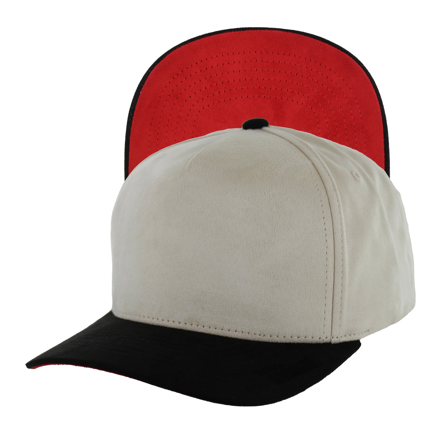 K804S - 5 PANEL FULL SUEDE CAP