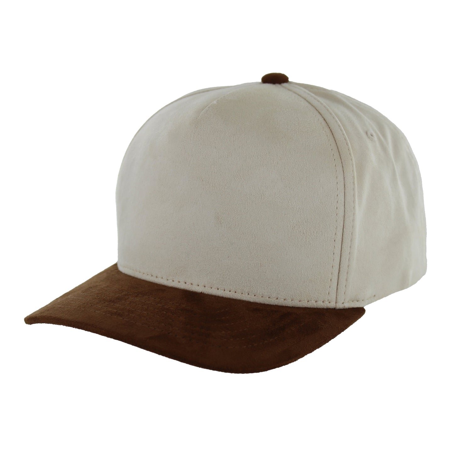 K804S - 5 PANEL FULL SUEDE CAP