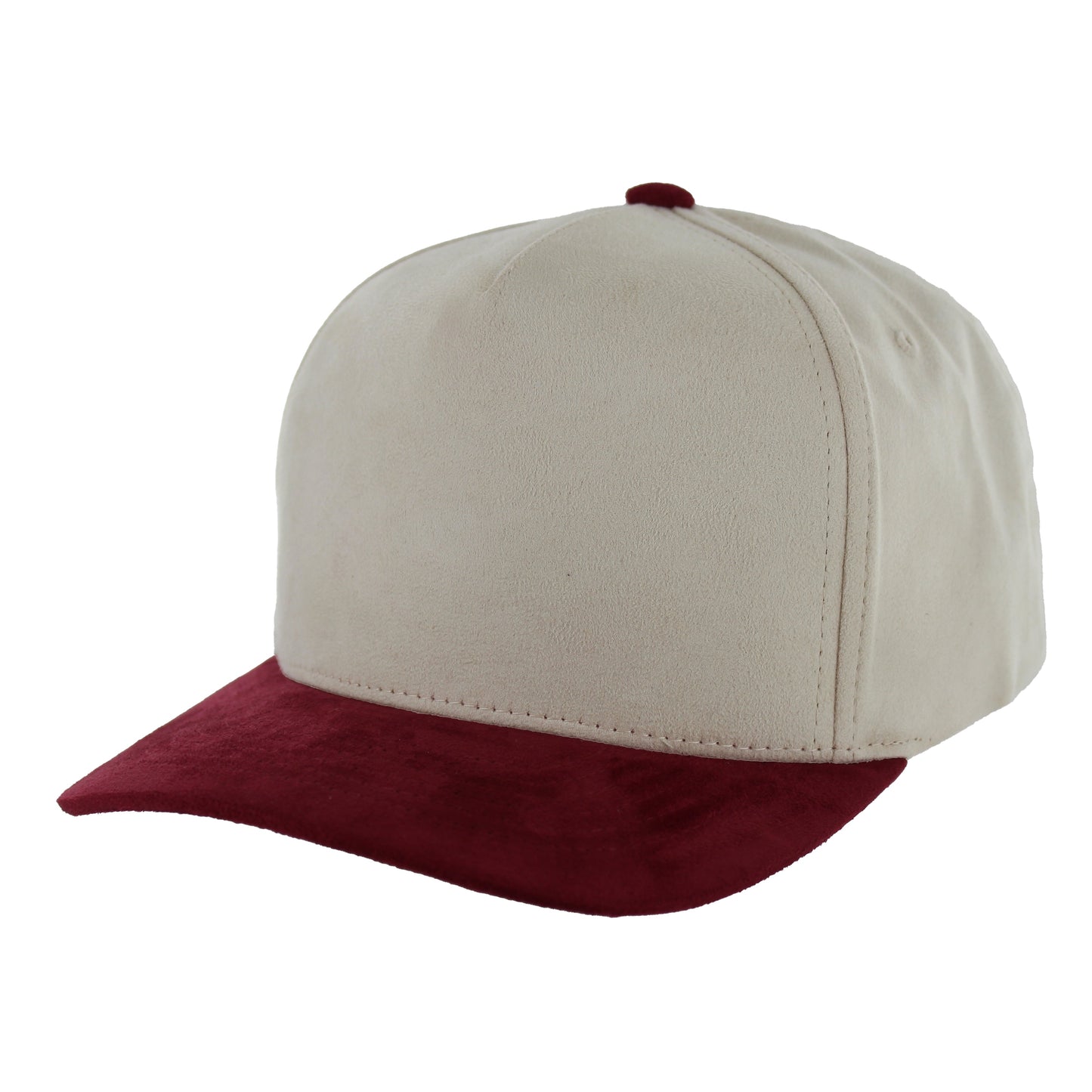 K804S - 5 PANEL FULL SUEDE CAP