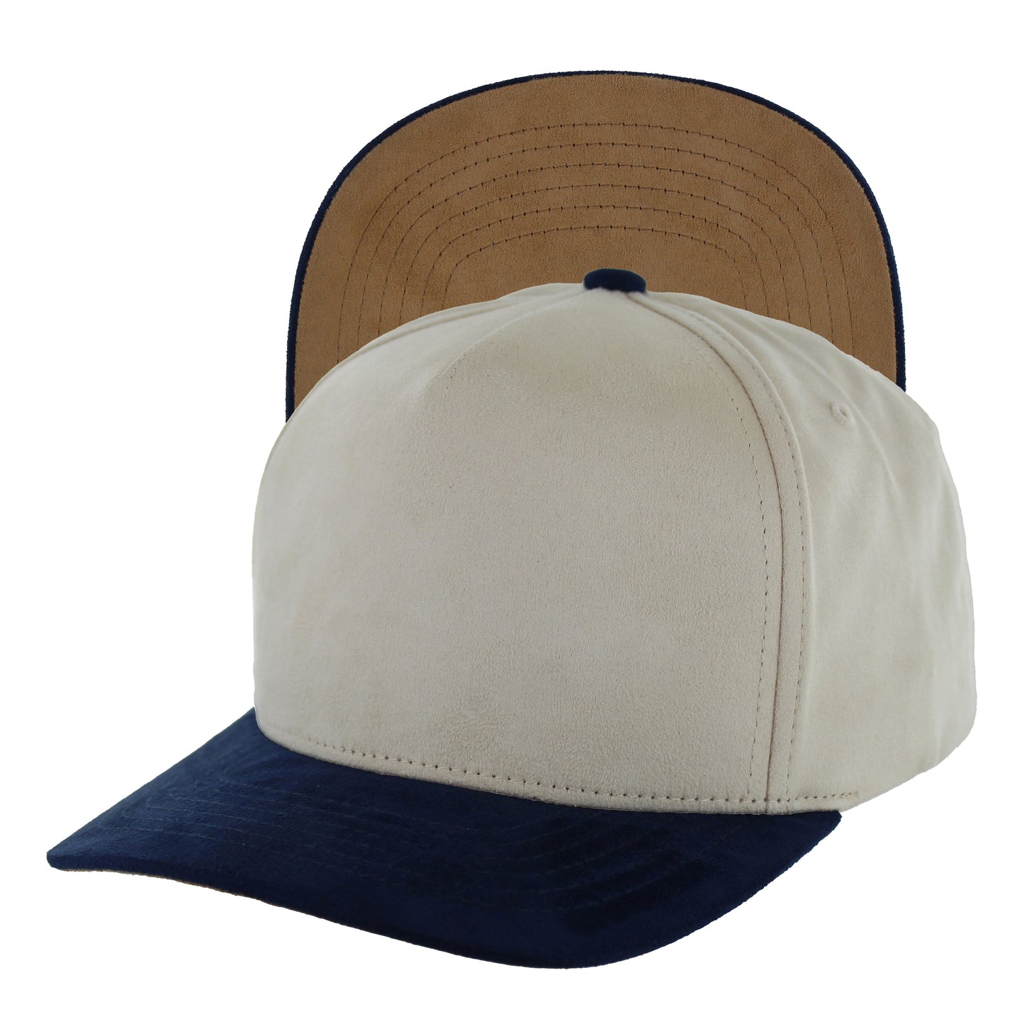 K804S - 5 PANEL FULL SUEDE CAP