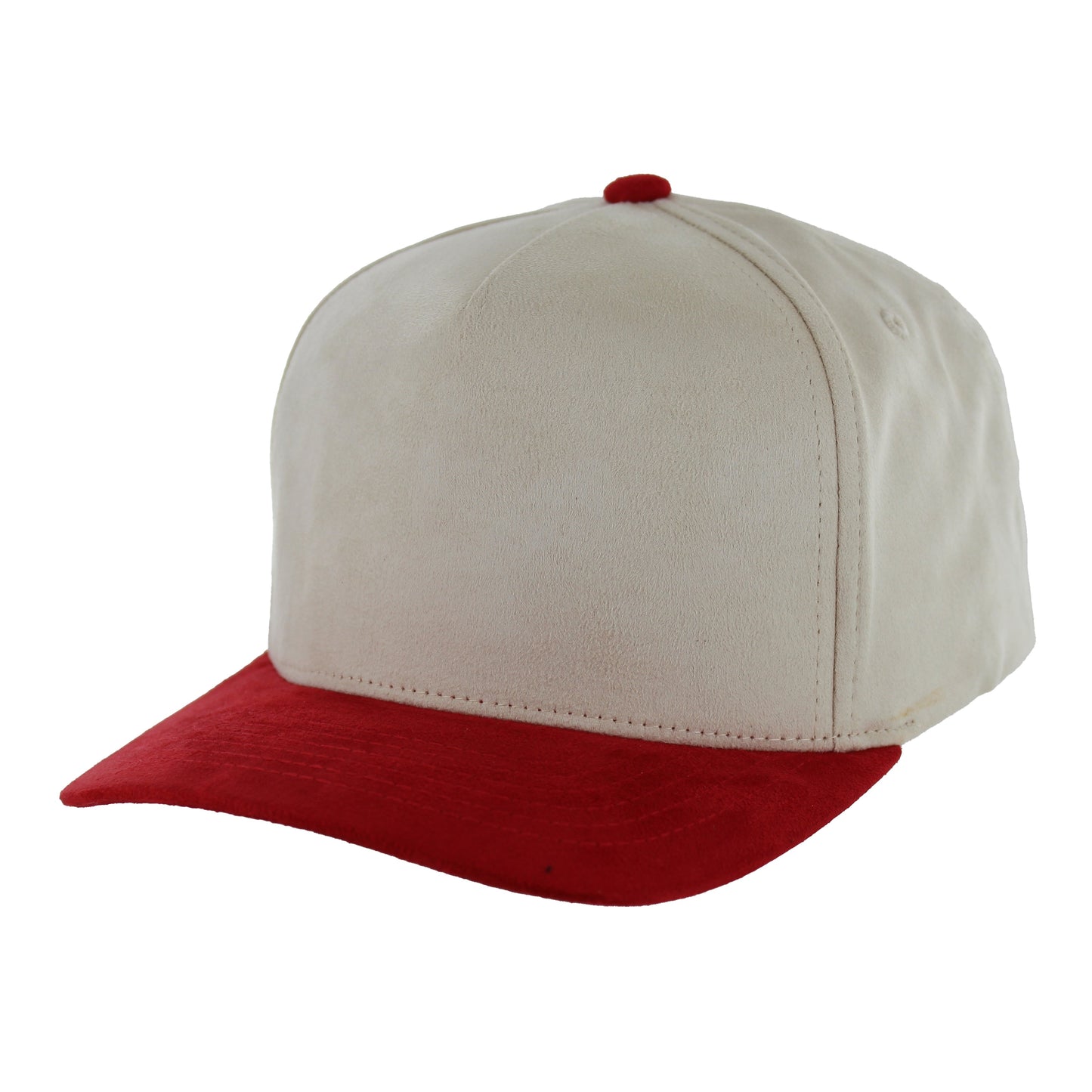 K804S - 5 PANEL FULL SUEDE CAP