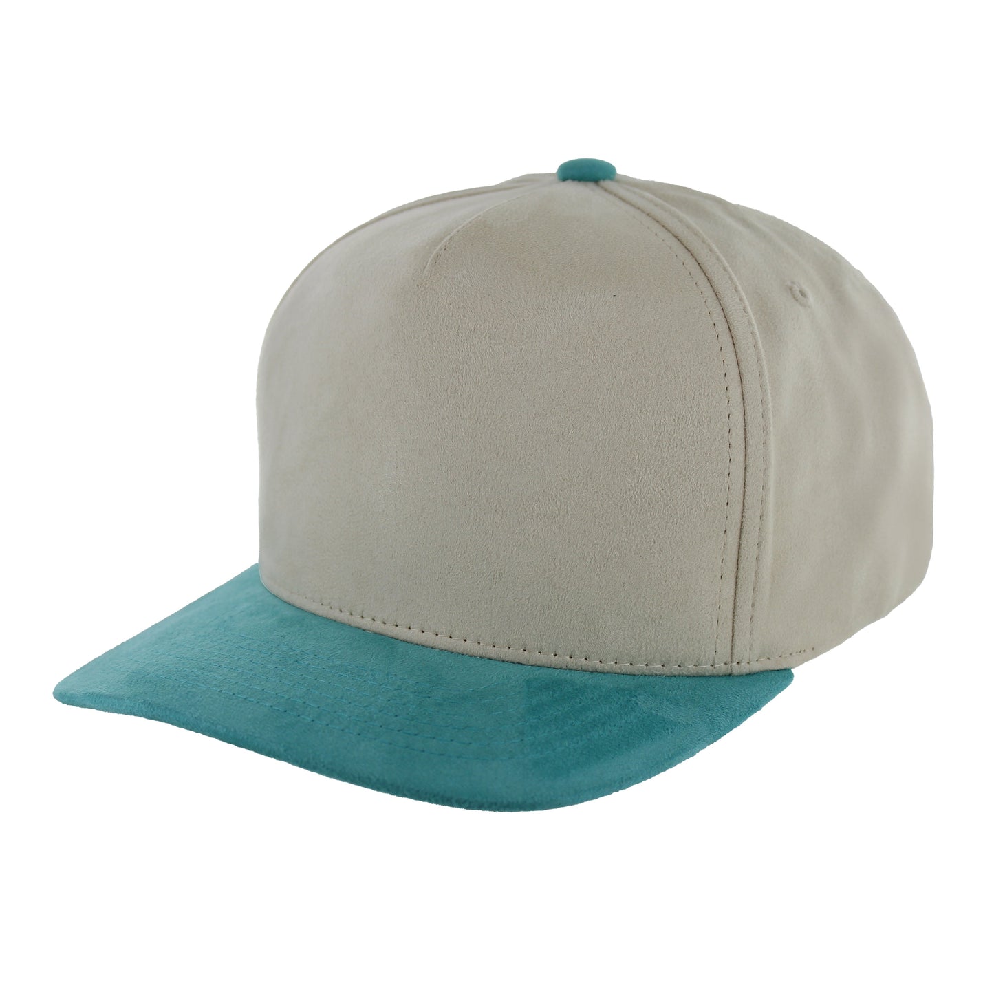 K804S - 5 PANEL FULL SUEDE CAP