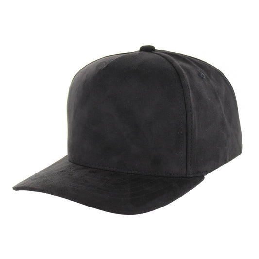 K804S - 5 PANEL FULL SUEDE CAP