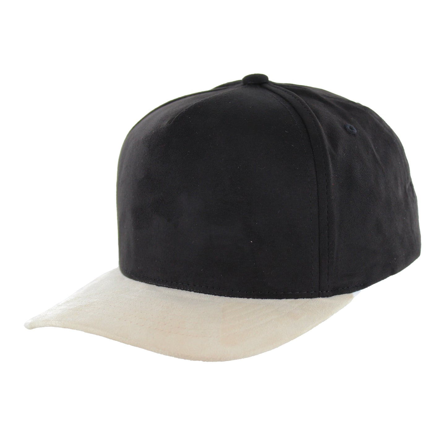 K804S - 5 PANEL FULL SUEDE CAP