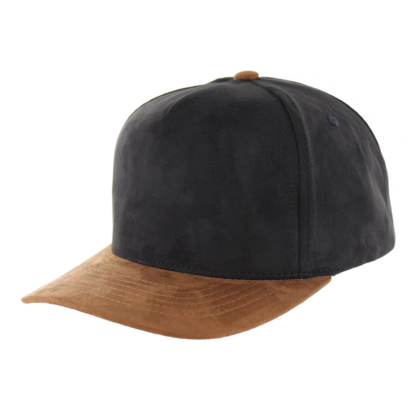 K804S - 5 PANEL FULL SUEDE CAP