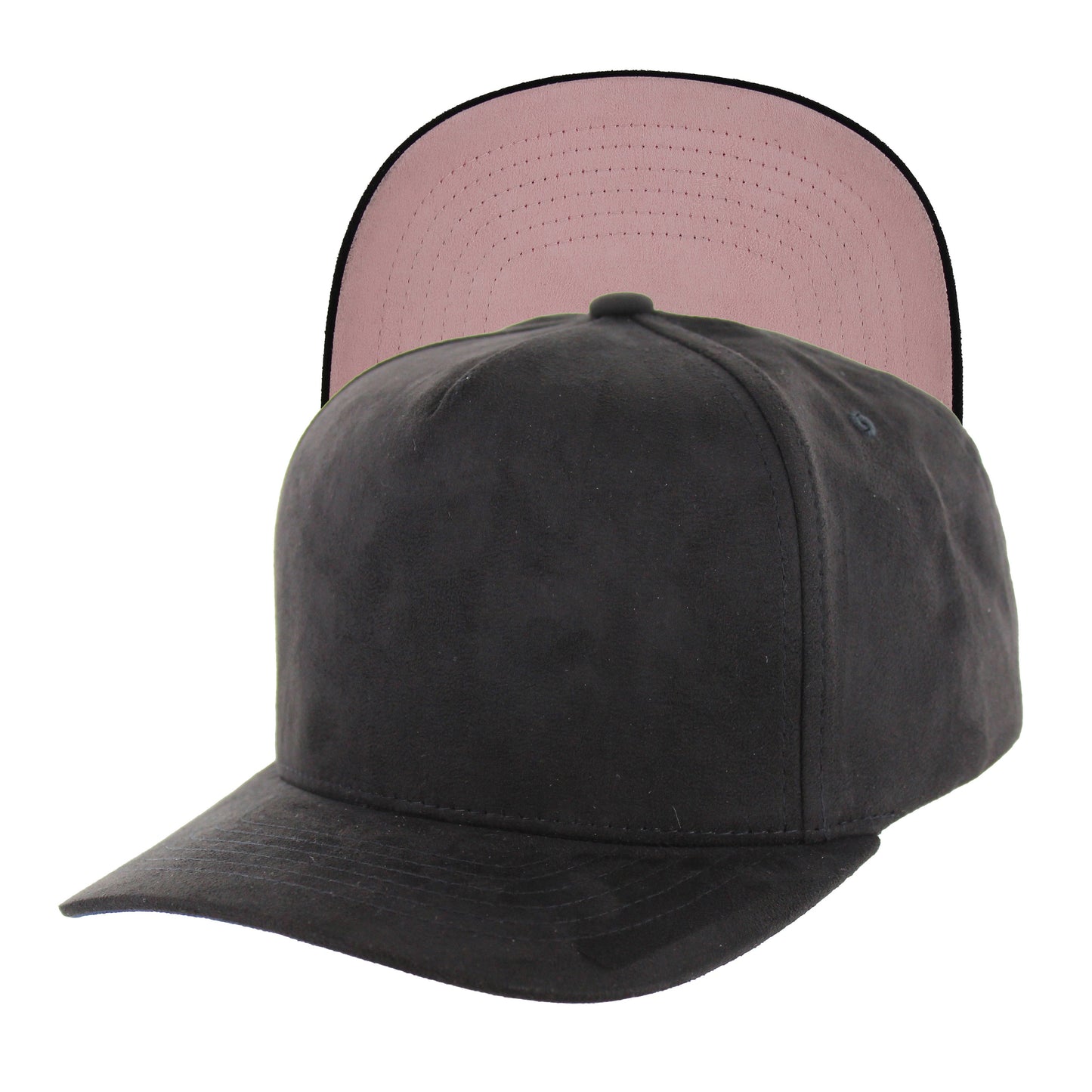 K804S - 5 PANEL FULL SUEDE CAP
