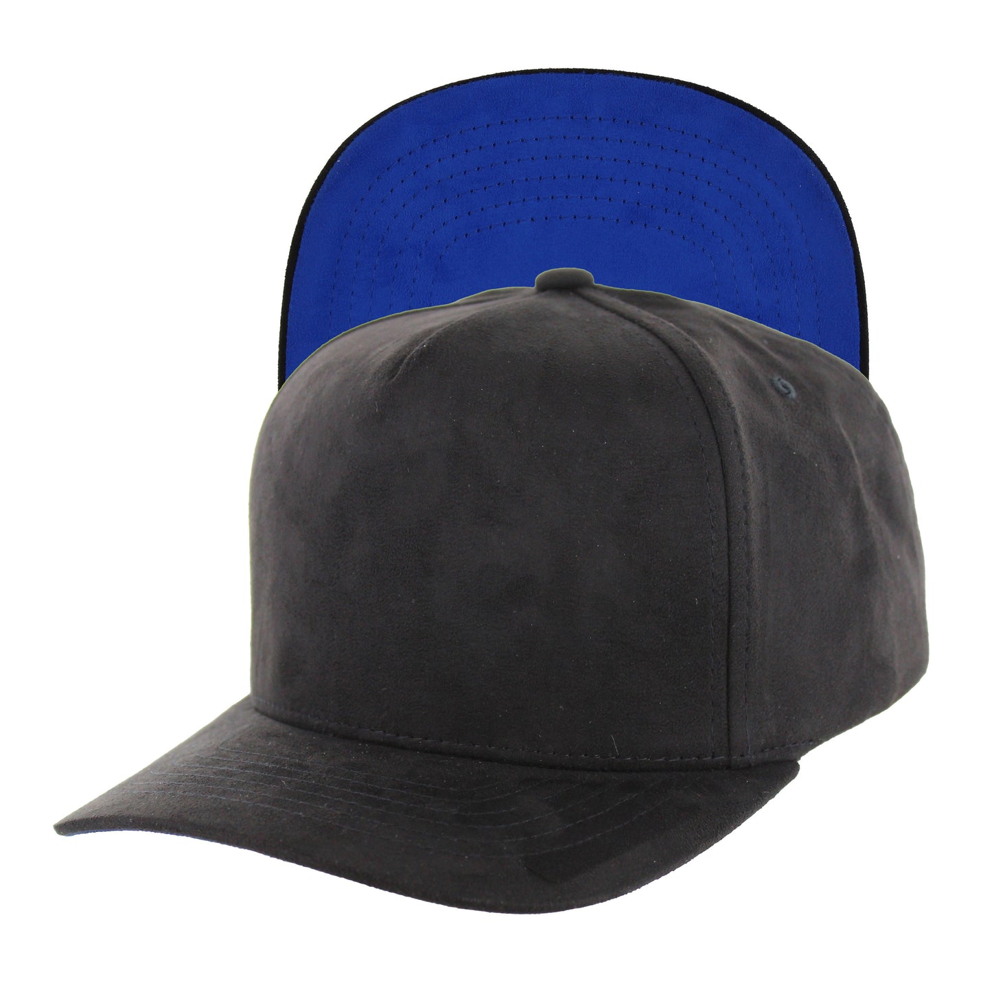 K804S - 5 PANEL FULL SUEDE CAP