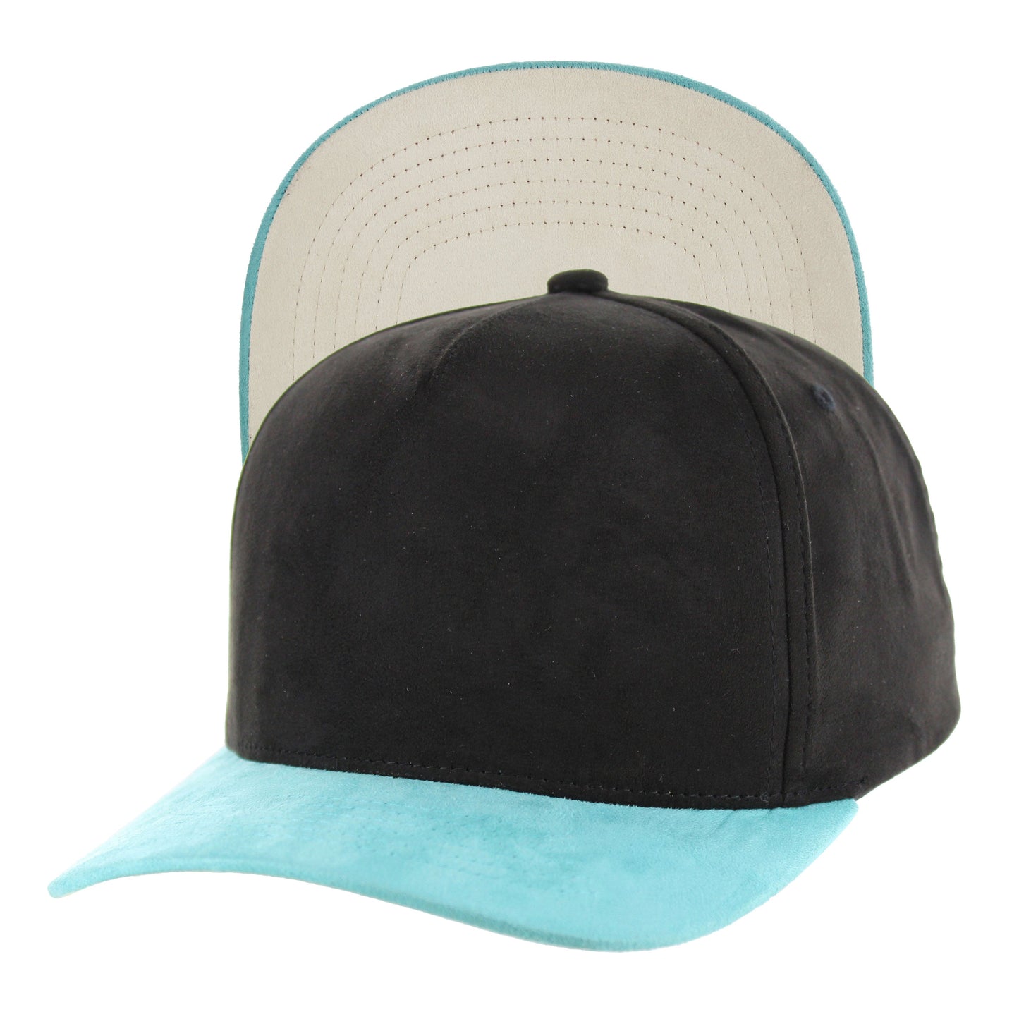 K804S - 5 PANEL FULL SUEDE CAP