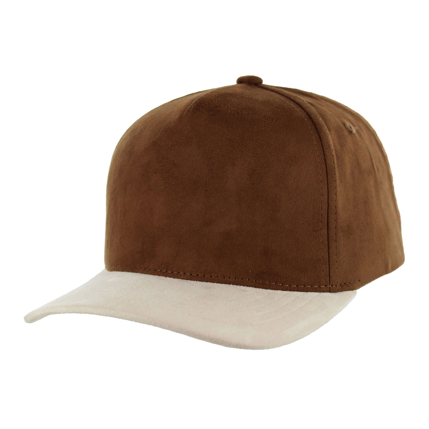 K804S - 5 PANEL FULL SUEDE CAP